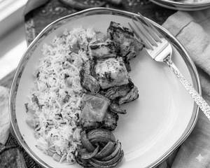 Paneer Tikka Rice Bowl-(diet Food, No Masala)
