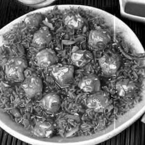 Chicken Manchurian Fried Rice