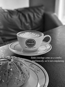 Cappuccino With Korean Cheese Bun