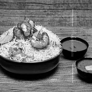 Butter Prawns Biryani