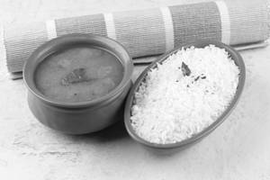 Sambar with rice