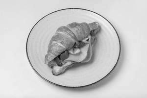 Chicken Salami Croissant [1 piece]