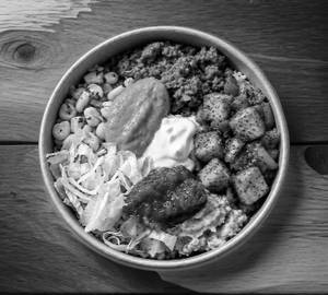 Mexican Paneer Rice Bowl