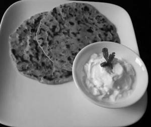 2 Aloo Paratha With Curd