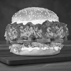 Korean Burst Chicken Burger