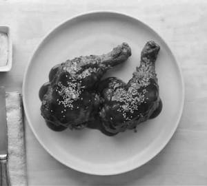 Fried Bbq Leg 2 Pcs