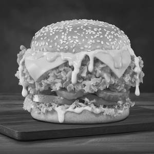 American Mayo Burst Chicken Burger