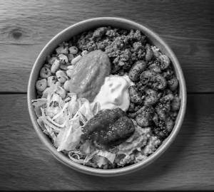 Crispy Mushroom Rice Bowl
