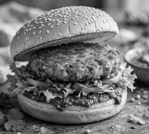Veg aloo tikki burger