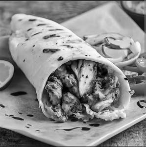 Cheese Rumali Roti Shawarma 1