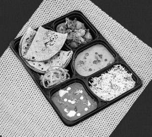 Aloo Paneer Paratha Thali
