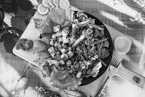 Sauteed Salad With Tofu