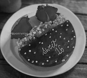 Chocolate Flower Cake(300Gms)