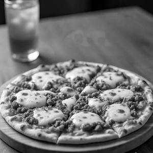 Soya Keema Pizza