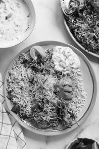 Chicken Fried Gravy Biryani