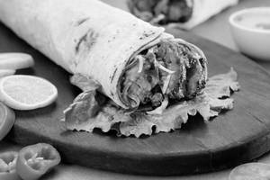 Chicken tikka roll