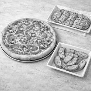 8" Veg Mexicana Pizza + Any Side