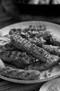 Fried Chicken Seekh Kabab