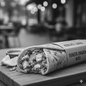Paneer Bhurji Roll