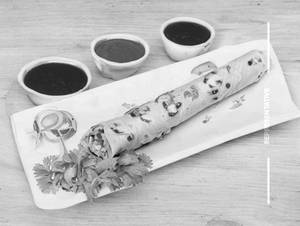 Chicken malai tikka roll