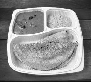 Egg Dosa (1) + Chicken Gravy