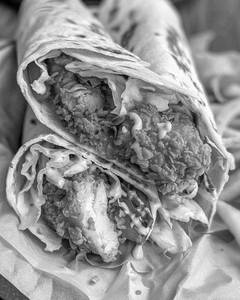 Crispy Chicken Cheese Wrap