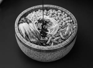 Three Pepper Sauce Stone Pot