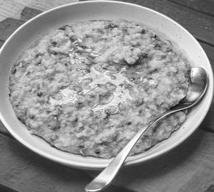 Plain Khichdi with butter