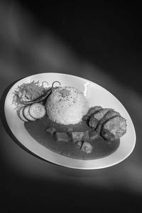 Spicy Japanese Chickgozilla Curry Rice