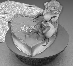 Valentine's Day Lovers Special Bento Cake