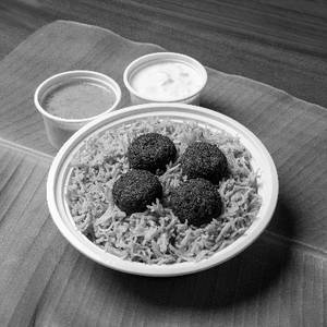 Mutton Kheema Balls & Biryani Combo