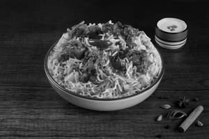 Hyderabadi Fry Piece Chicken Biryani Bowl