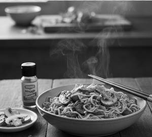 Mushroom Maggi Noodles