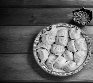 Pork+ chicken steamed  momo