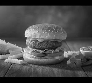 Spicy peri peri veg burger