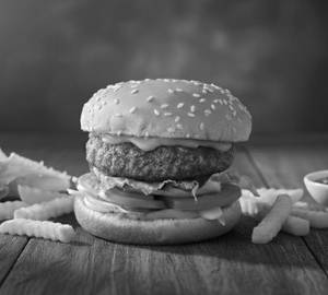 Veg aloo tikki burger