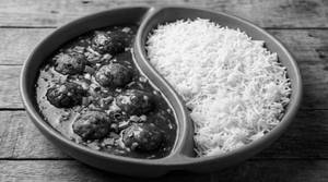 Veg Manchurian Gravy + Rice Combo