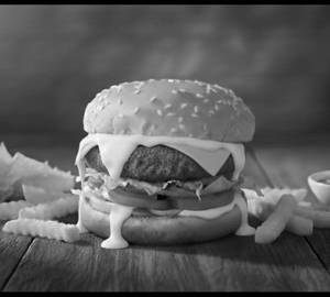 Veg aloo tikki cheese delight burger