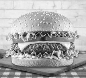 Beef patty burger