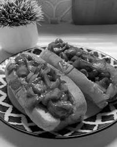 Chilli Paneer Hot Dog