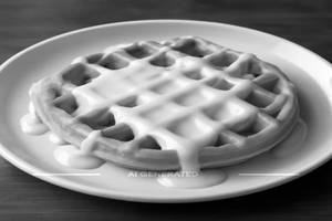 White Choco Waffle