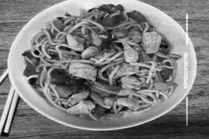 Chicken Chilli Garlic Noodles [serves 2]