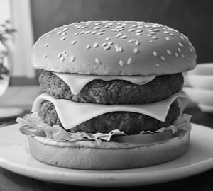 Double Delight Peri Peri Cheese Burger with cheese Sauce