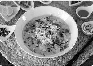 Veg Burmese Khao Suey Soup