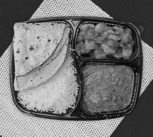 Arhar dal tadka thali