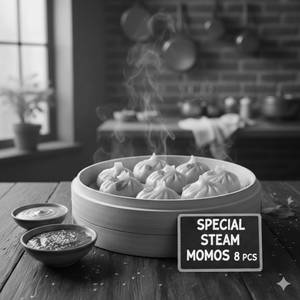 Special Steam Momos 8 pcs