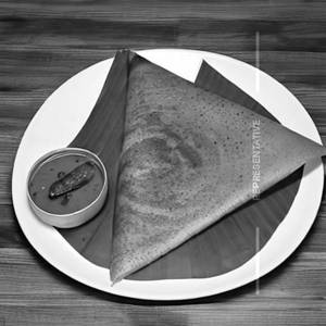 Anna Rava Onion Masala Dosa