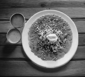 Open Butter Masala Dosa