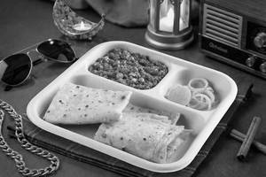 Mutton Kheema Bread Thali