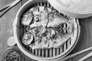 Steamed Fish [5 Pieces] [with Steamed Veg]